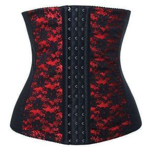 Daisy Corsets Lace Overlay Steel Boned Waist Train‎